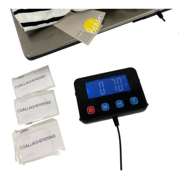 Boden Womens Top Shirt UK 22 US 20-22 White Black Striped Long Sleeve J0498 NWT - Picture 10 of 10